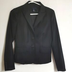 J. Crew 1035 Super 120’s Wool Black Women’s Blazer Size 2